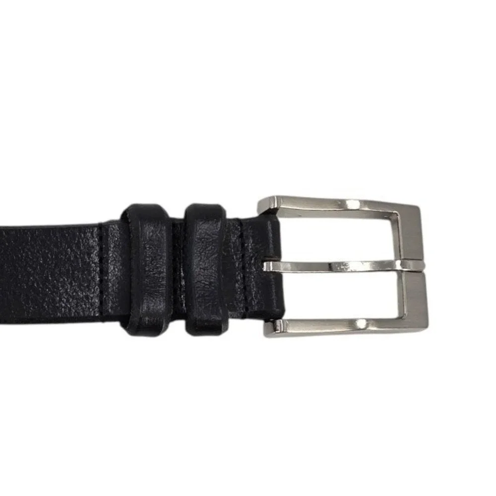 Remo Tullani Mens 42 Black‎ Leather Belt